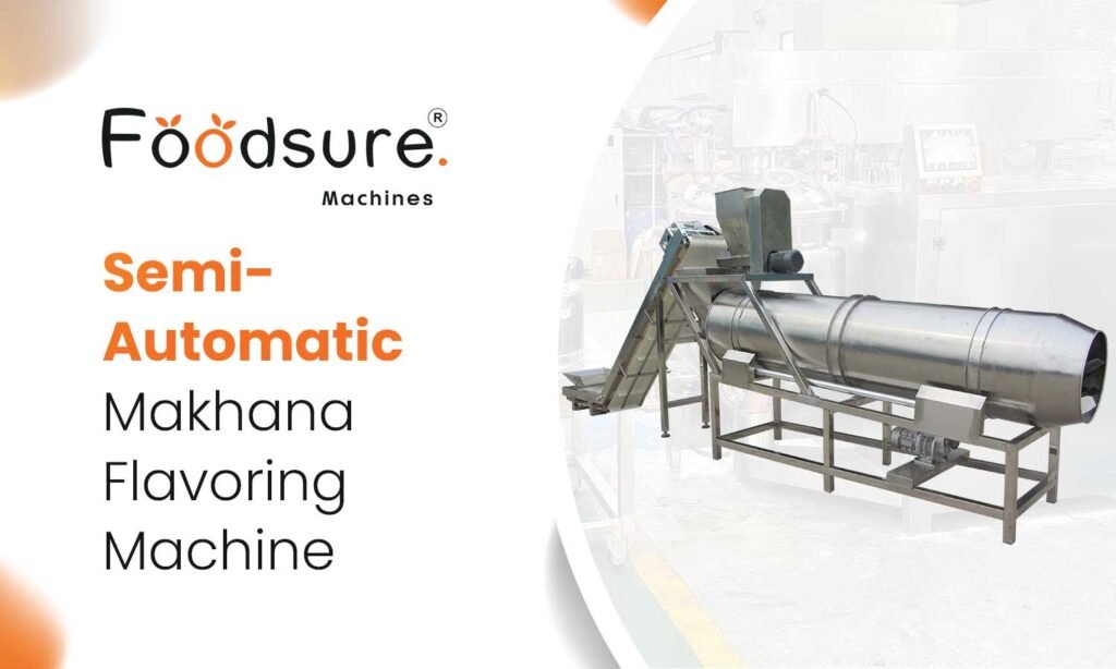 Semi-Automatic Makhana Flavoring Machine