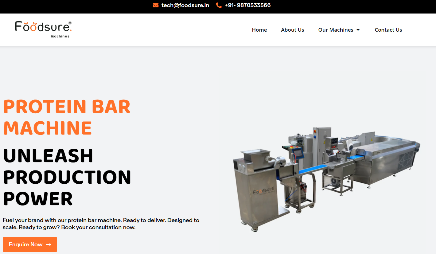Protein Bar Machine Companies