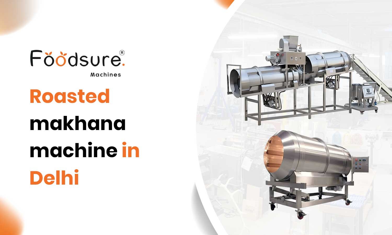 Roasted Makhana Machine in Delhi