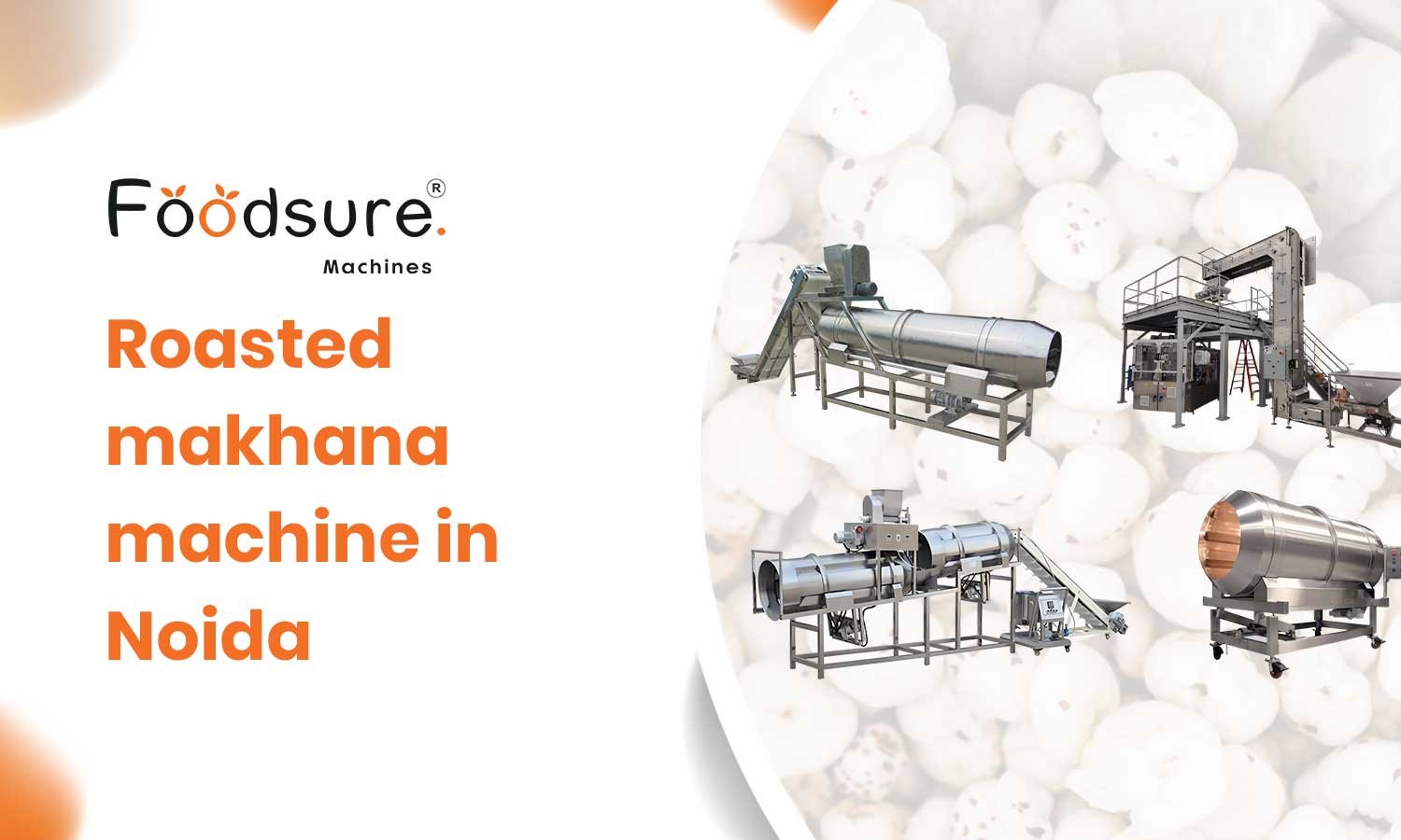 Roasted Makhana Machine In Noida