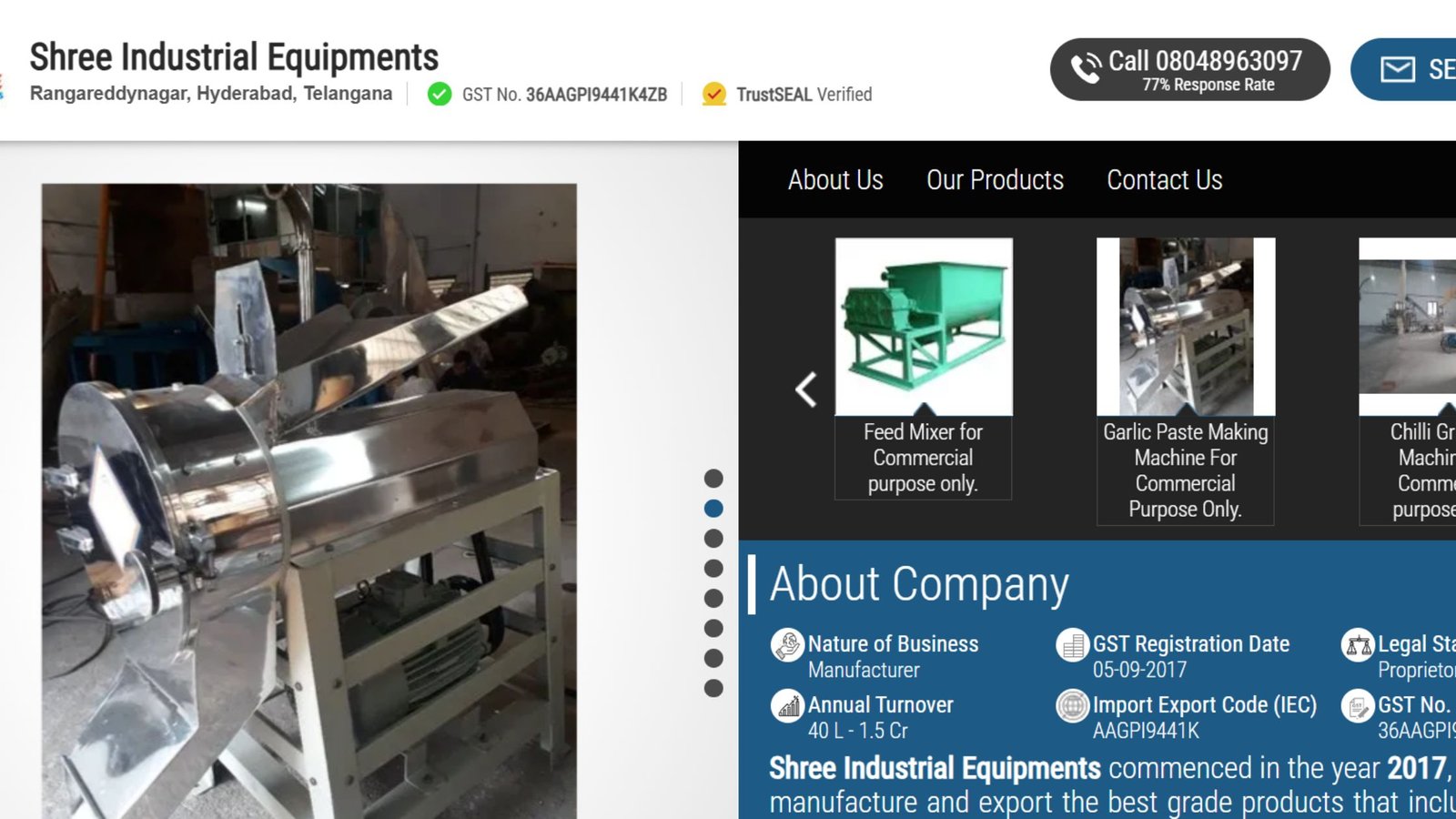 Shree Industrial Equipments (Hyderabad, Telangana)