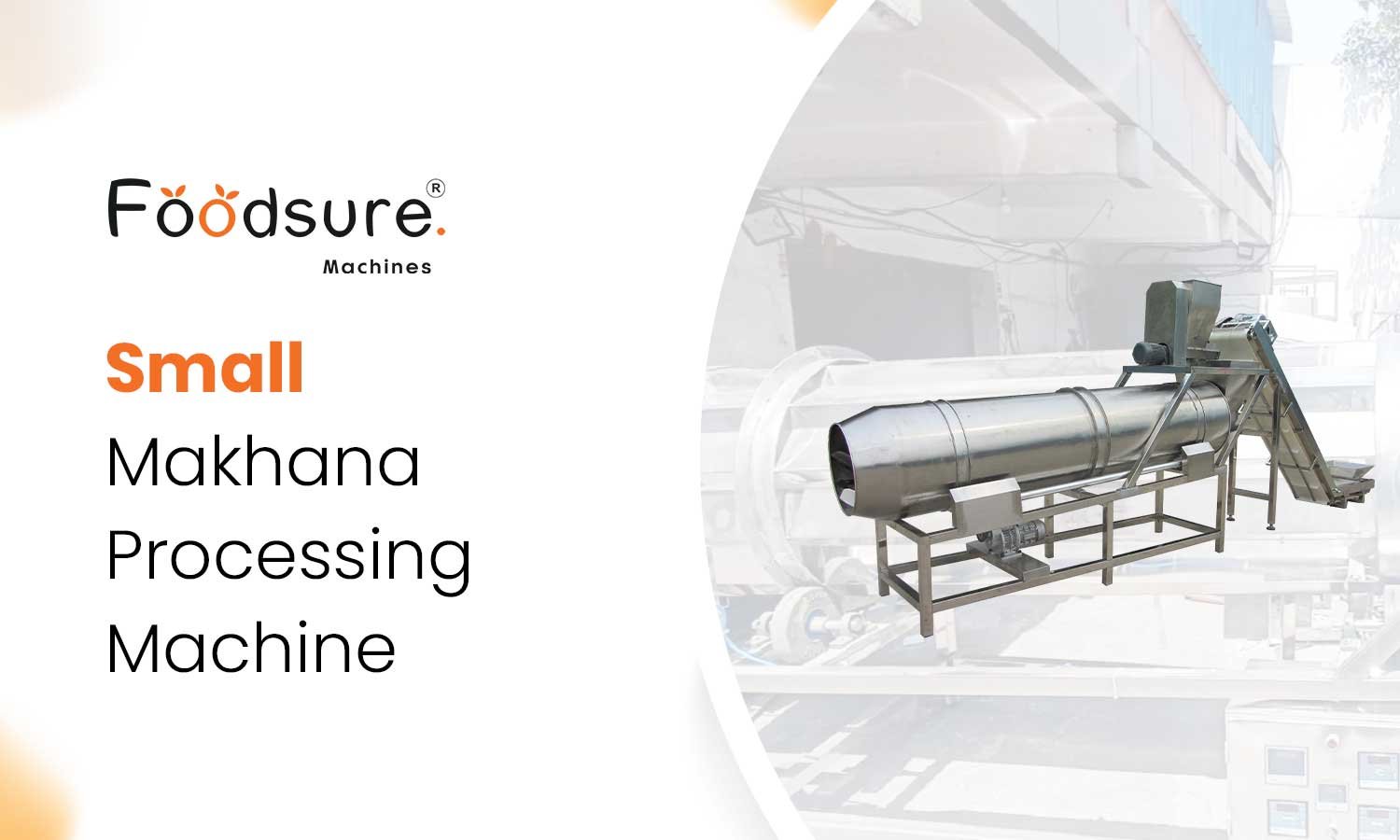Small Makhana Processing Machine