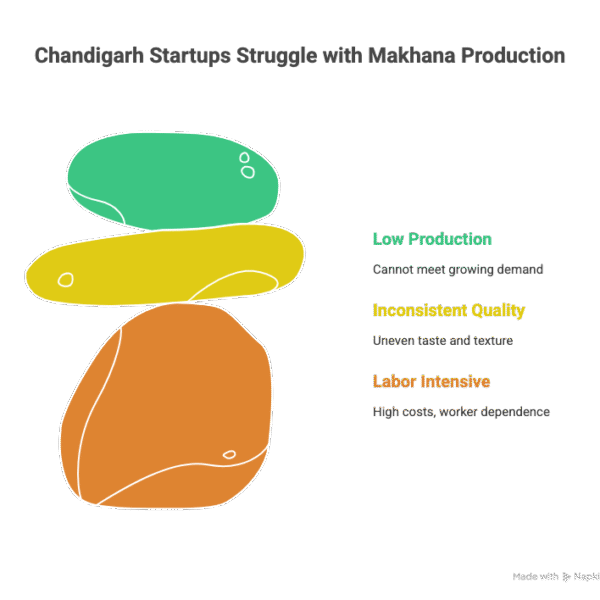 roasted makhana machine in Chandigarh