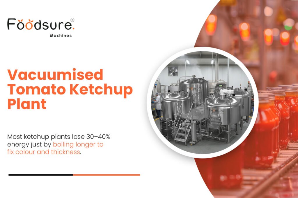 Vacuumised Tomato Ketchup Plant