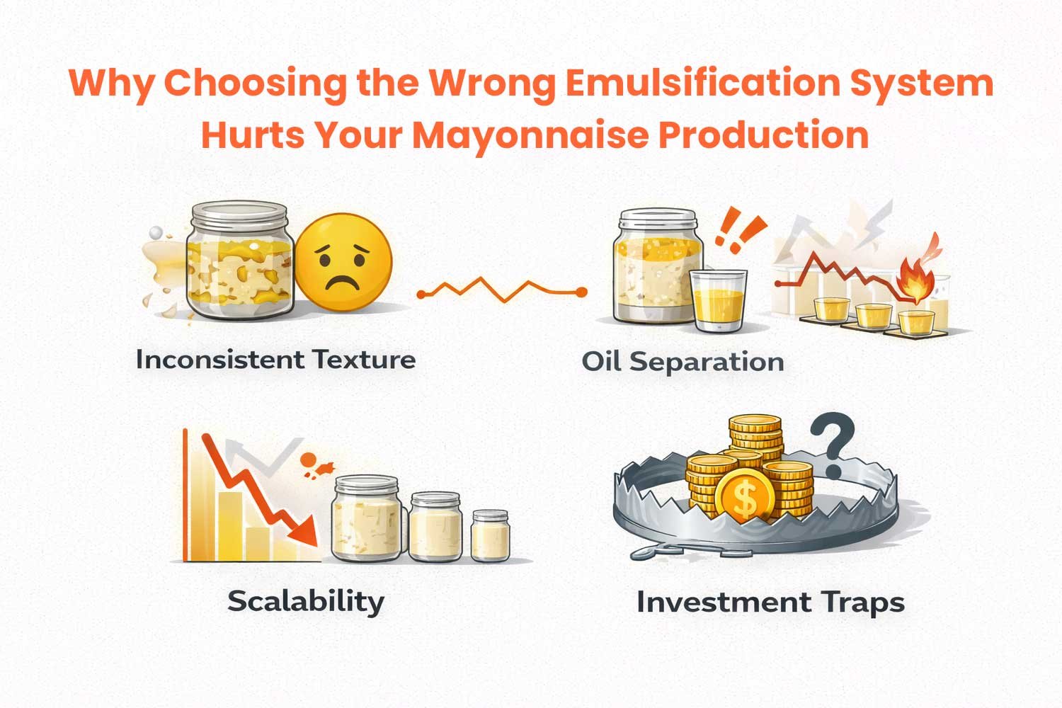 Why Choosing the Wrong Emulsification System Hurts Your Mayonnaise Production