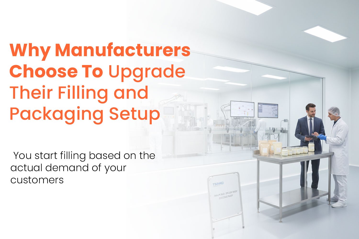 Why Manufacturers Choose to Upgrade Their Filling and Packaging Setup