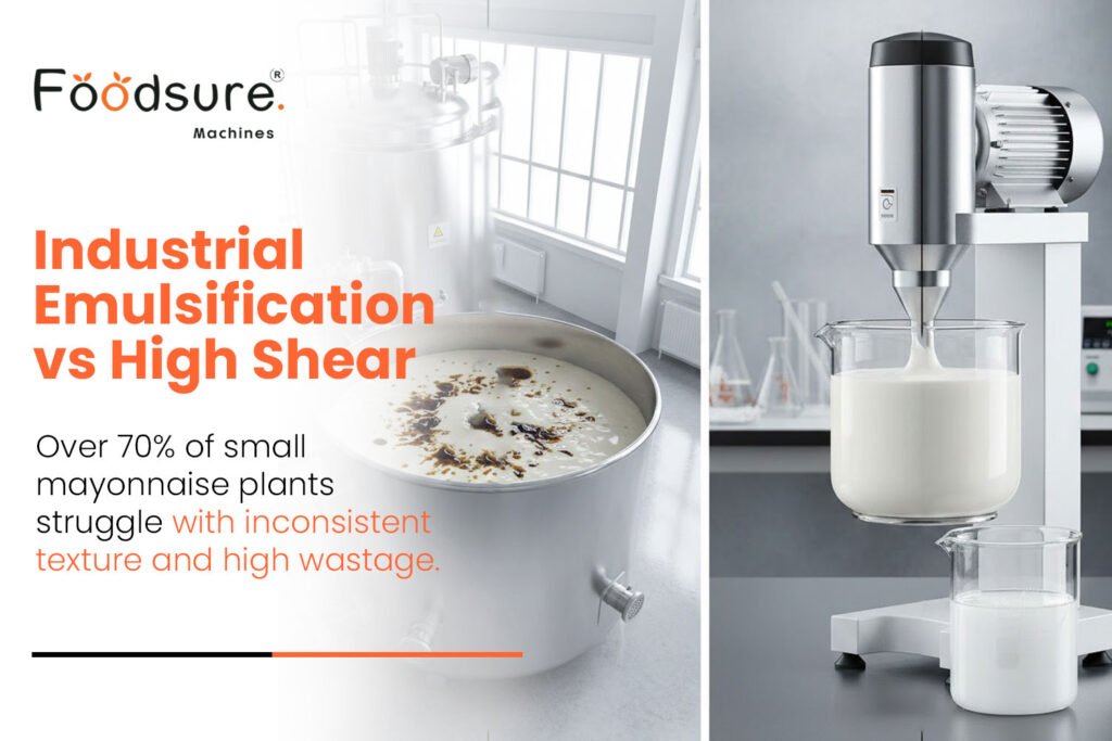 industrial emulsification vs high shear