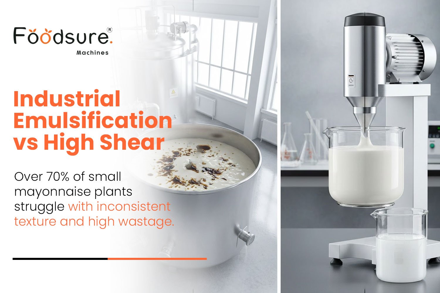 industrial emulsification vs high shear