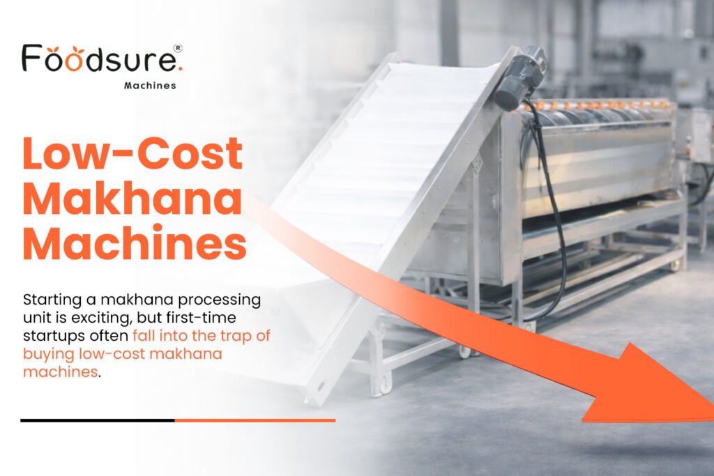 low-cost makhana machines