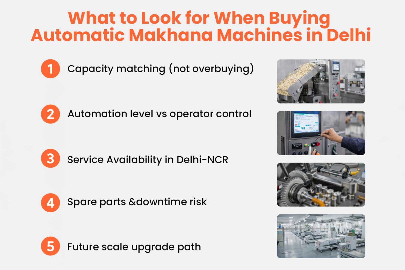 What to Look for When Buying Automatic Makhana Machines in Delhi What to Look for When Buying Automatic Makhana Machines in Delhi