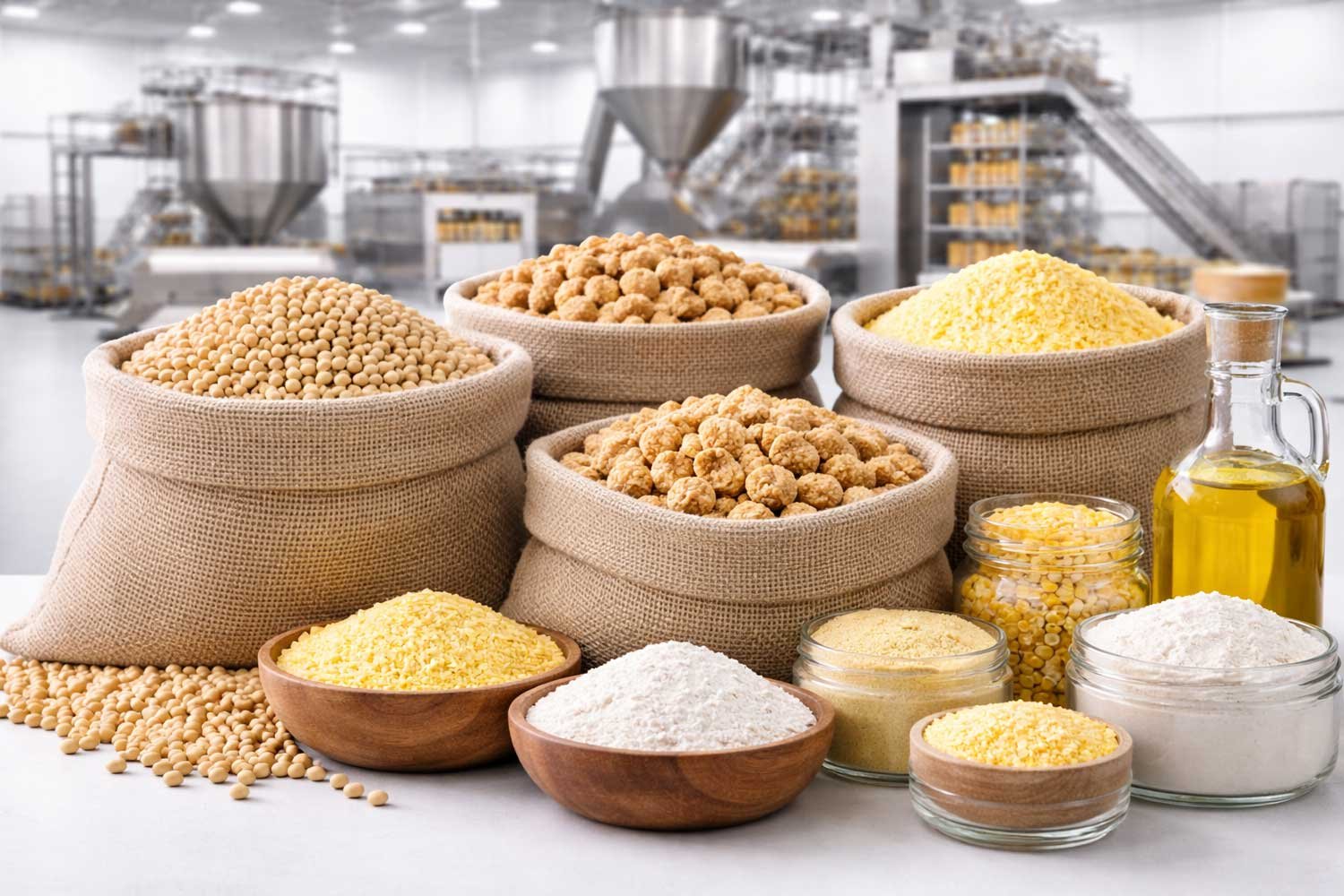 how soya chunks are made