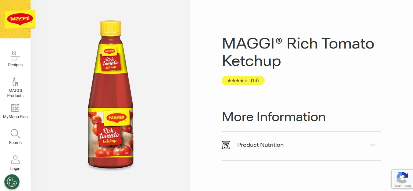Maggi Rich Tomato Ketchup
