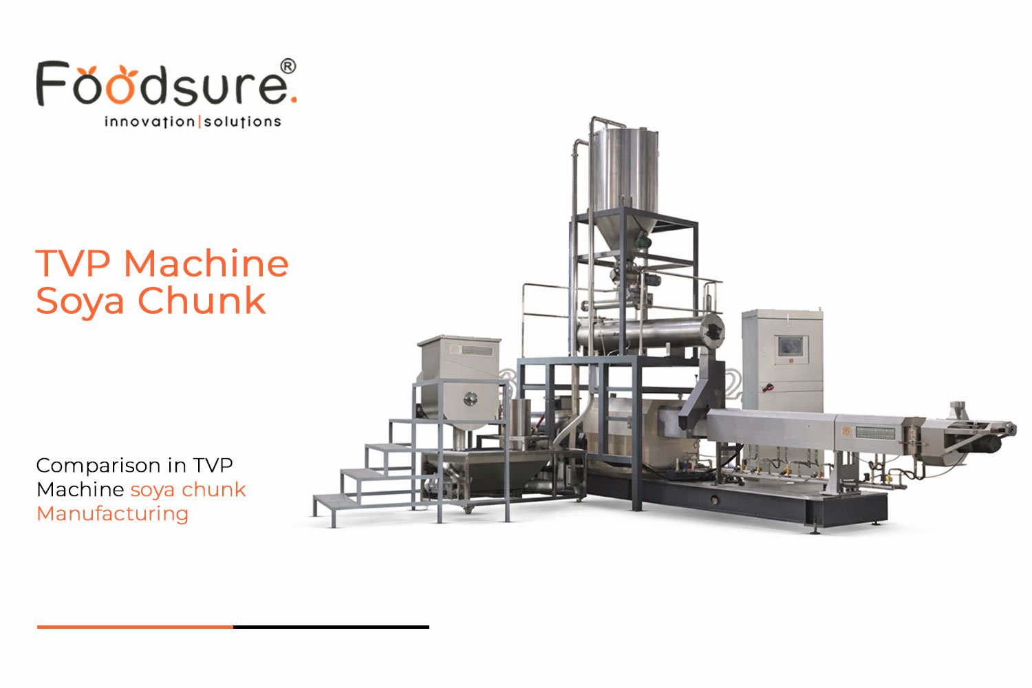 TVP machine soya chunk