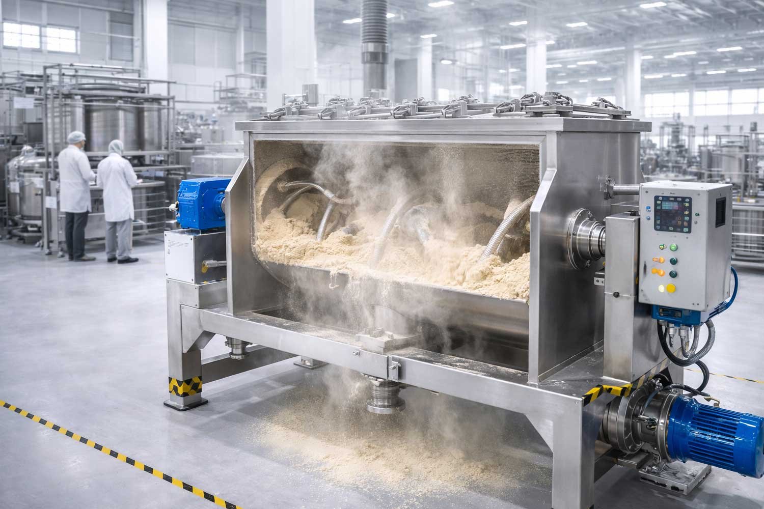Large-Scale Powder Mixing Efficiency Large-Scale Powder Mixing Efficiency