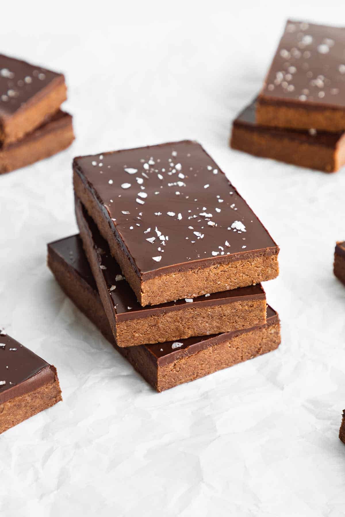 No bake chocolate protein bars