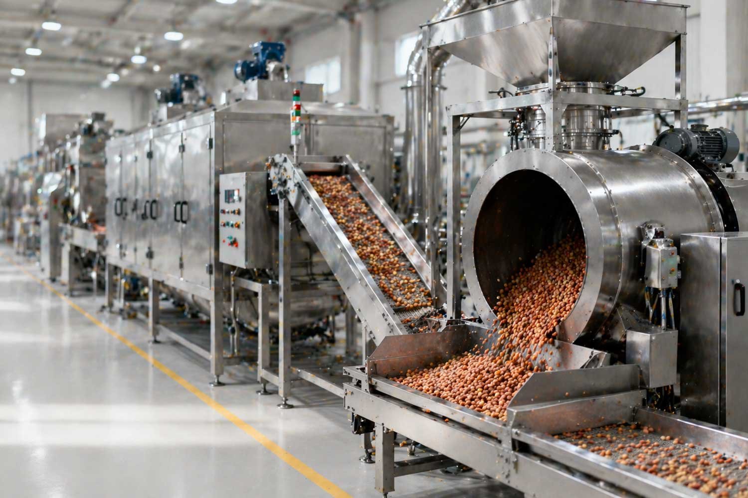 roasted peanuts manufacturing