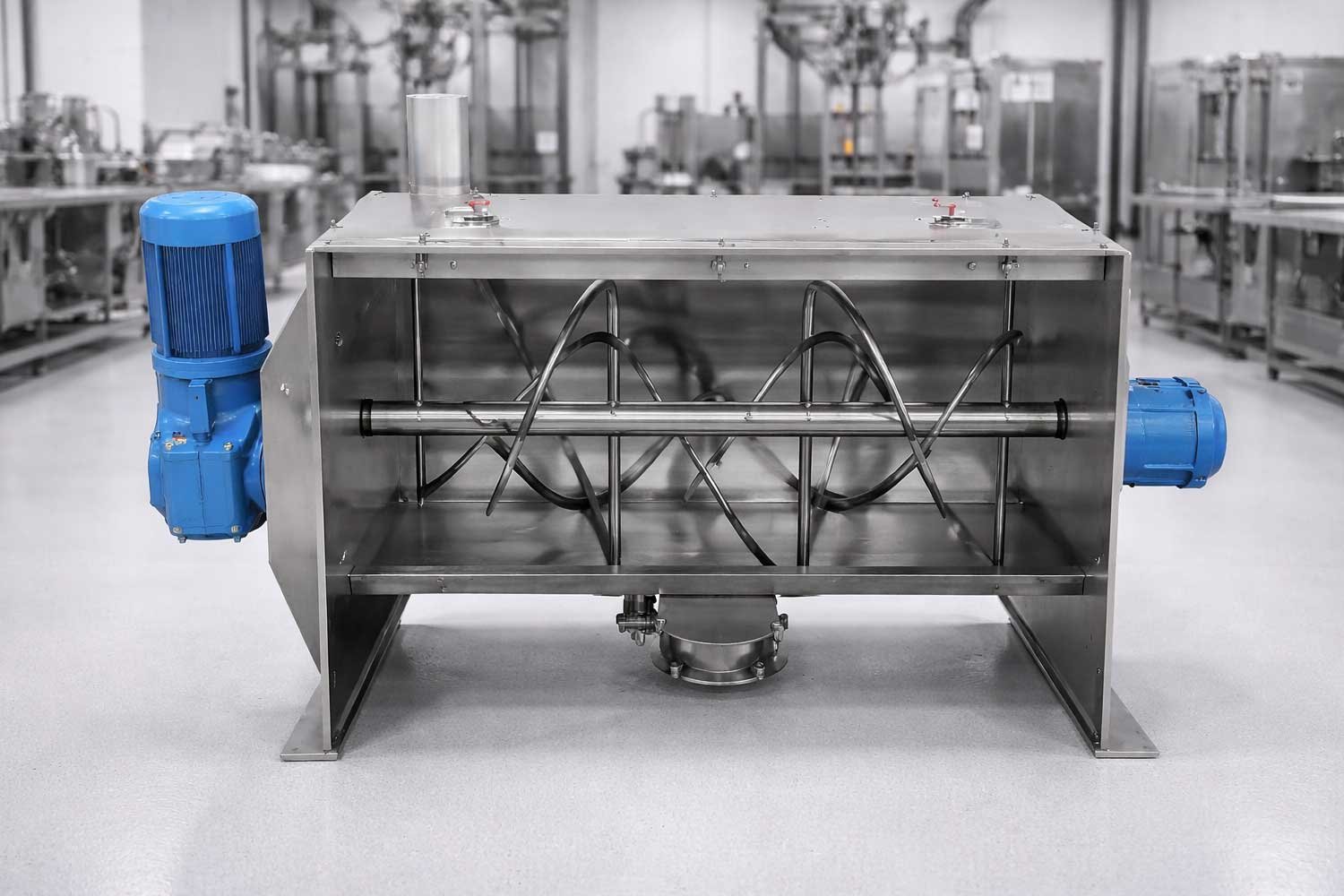 Horizontal Ribbon Blender Machine Process Horizontal Ribbon Blender Machine Process