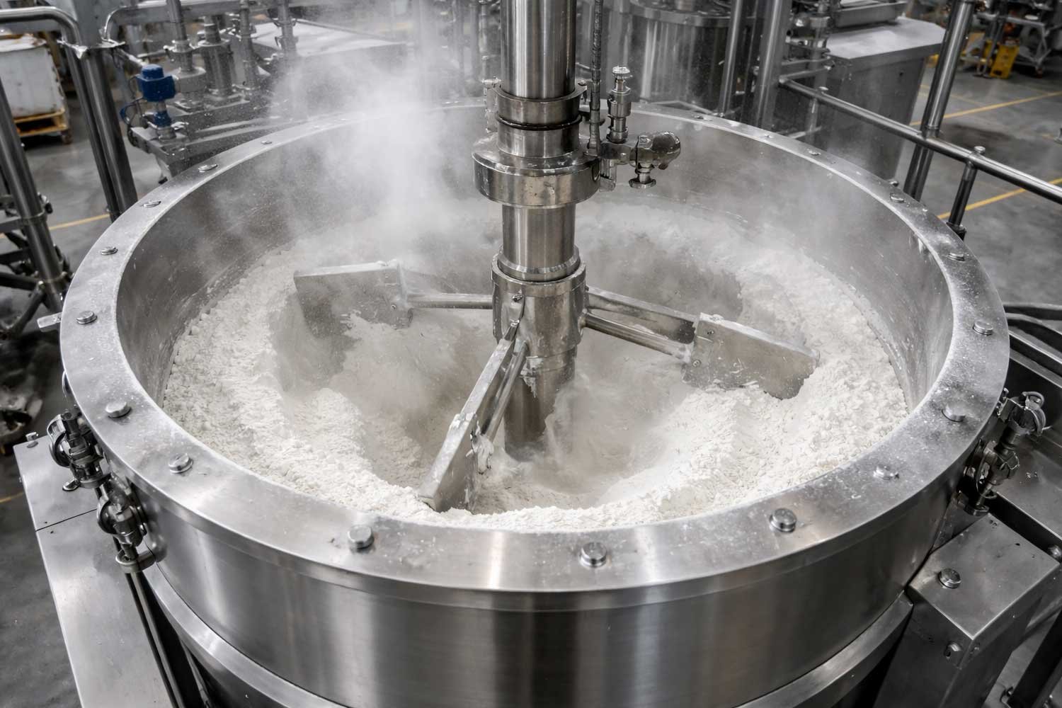 Industrial Powder Mixer Process Industrial Powder Mixer Process