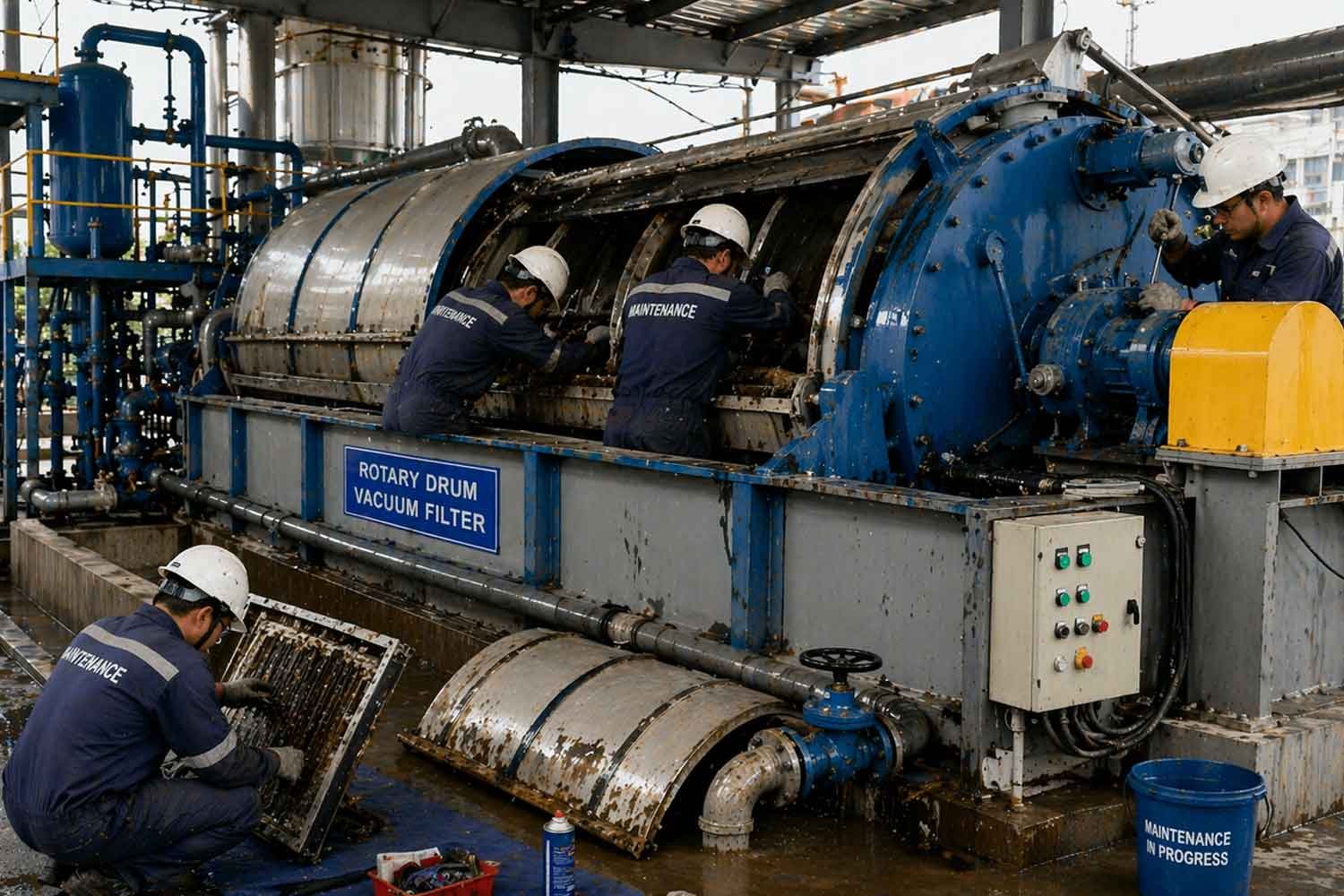 Rotary Drum Vacuum Filter 