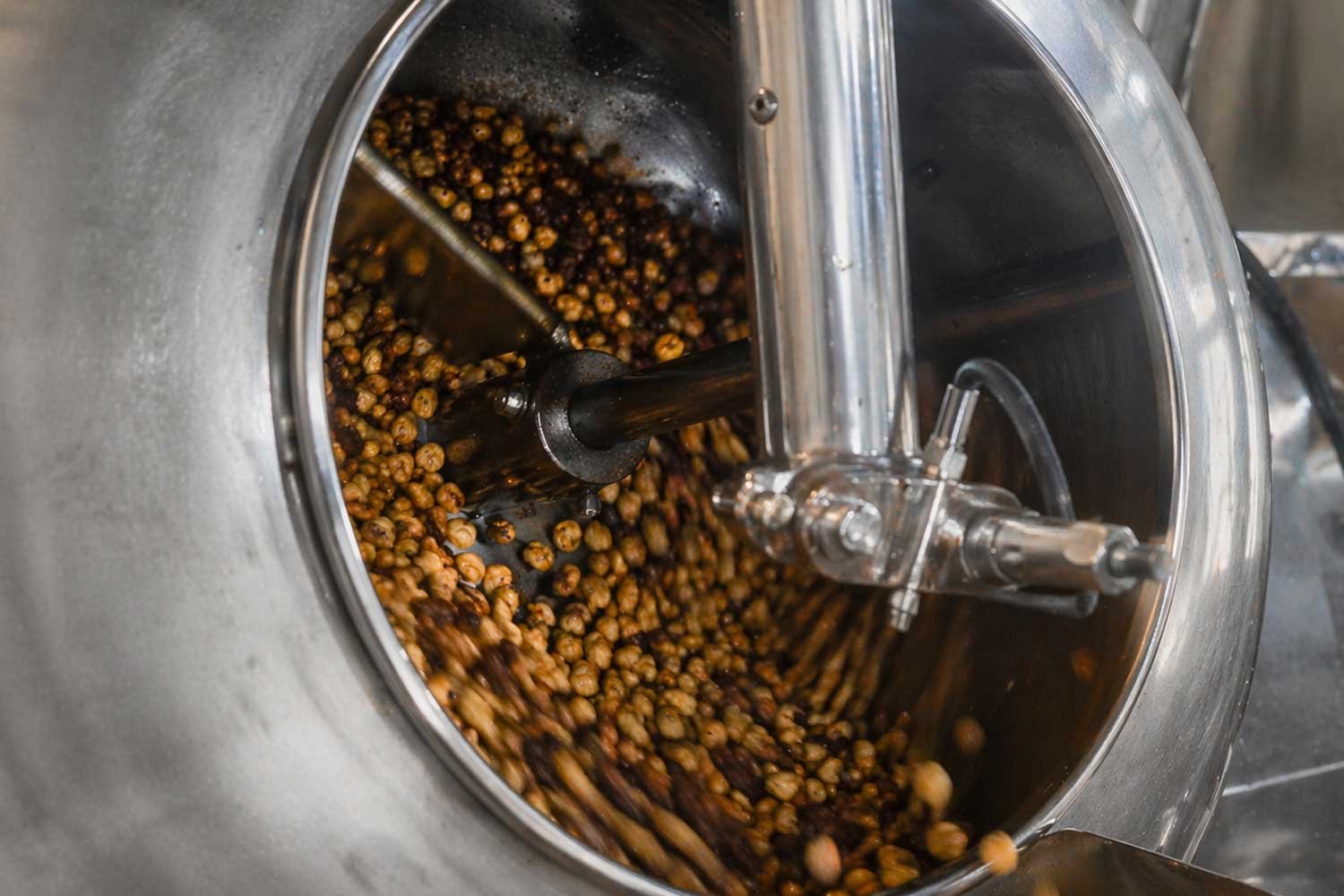 Roasted Chana Making Process