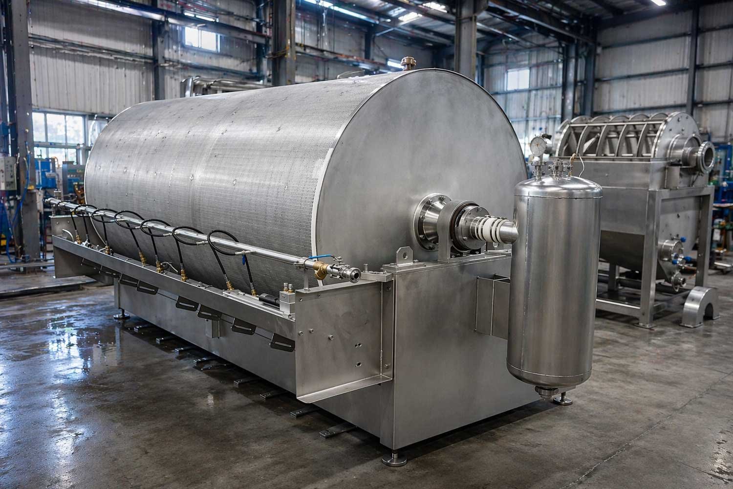 rotary drum filter machine