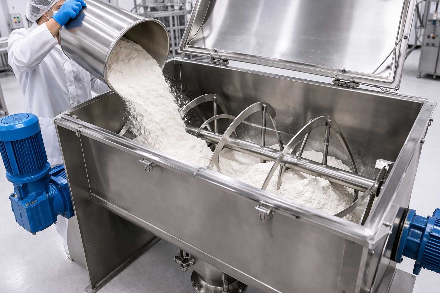 Horizontal Ribbon Blender Process Horizontal Ribbon Blender Process