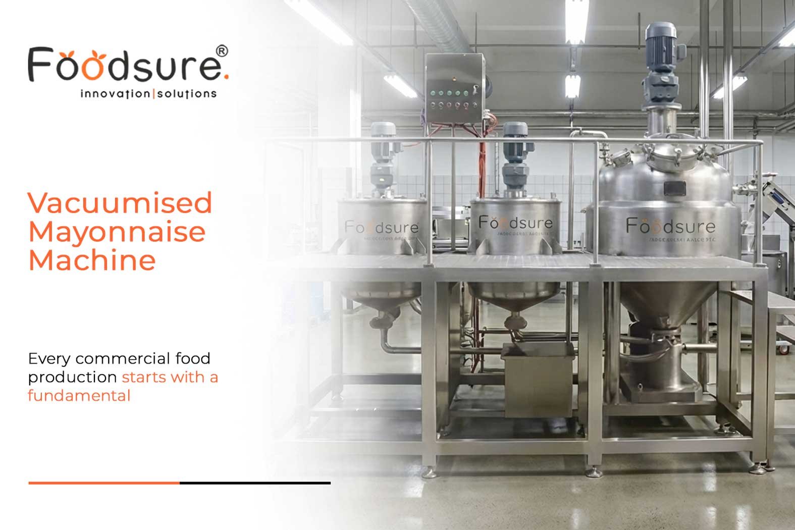 Vacuumised Mayonnaise Machine