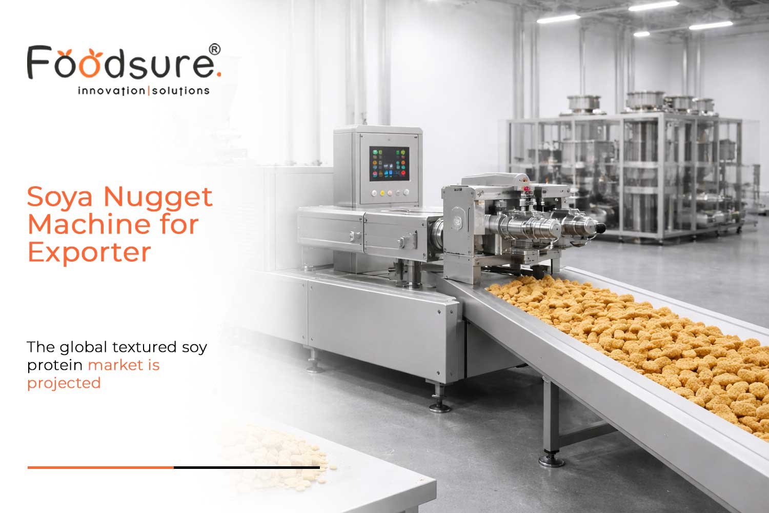 soya nugget machine for exporter