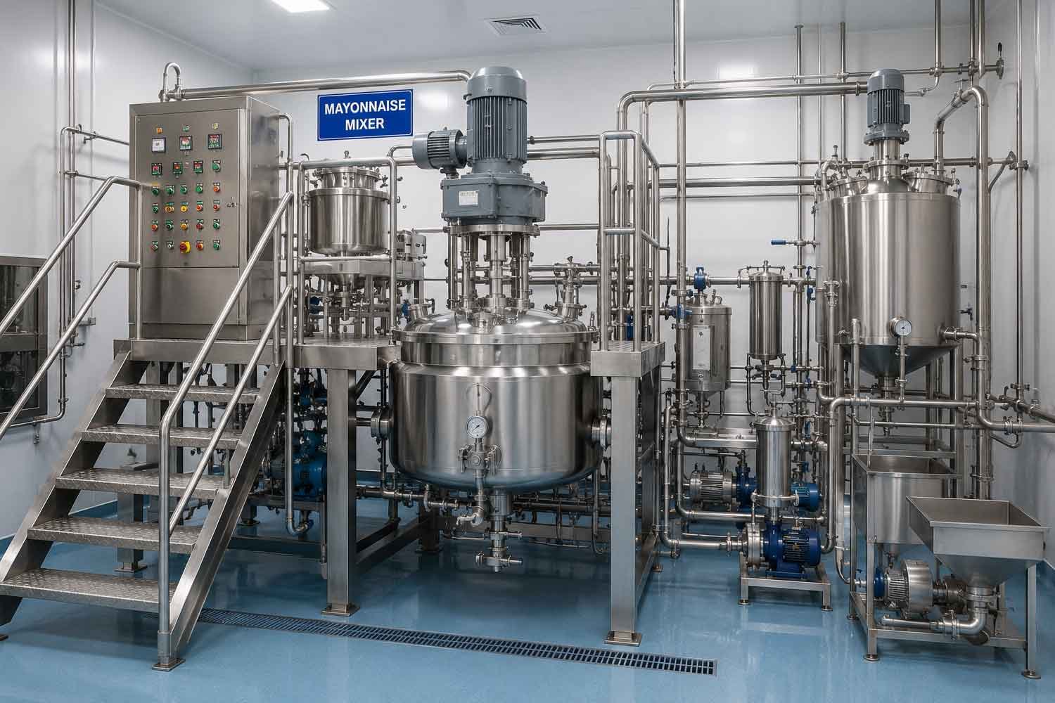 Mayonnaise Making Machine Process 