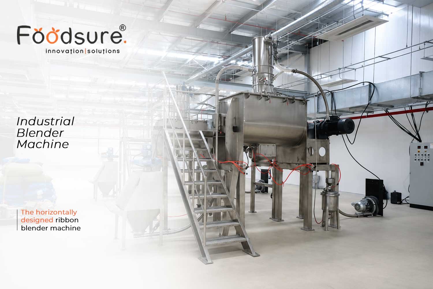 Industrial Ribbon Blender For Large Scale Powder Mixing