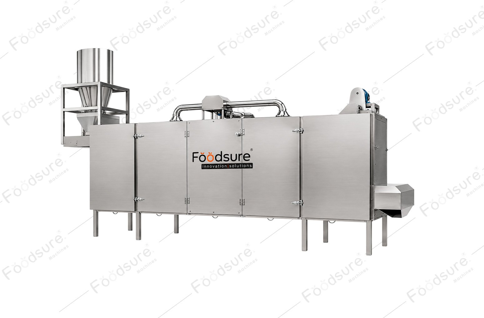 Automatic soya badi drying machine for continuous soy nugget drying and processing