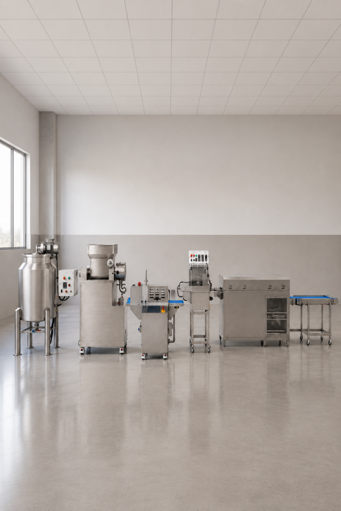 Industrial Protein Bar Production Plant Setup