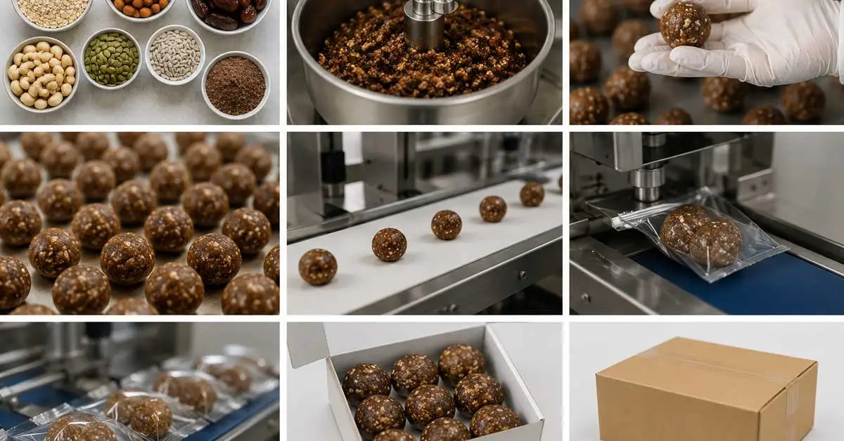 Commercial Energy Ball Manufacturing Process