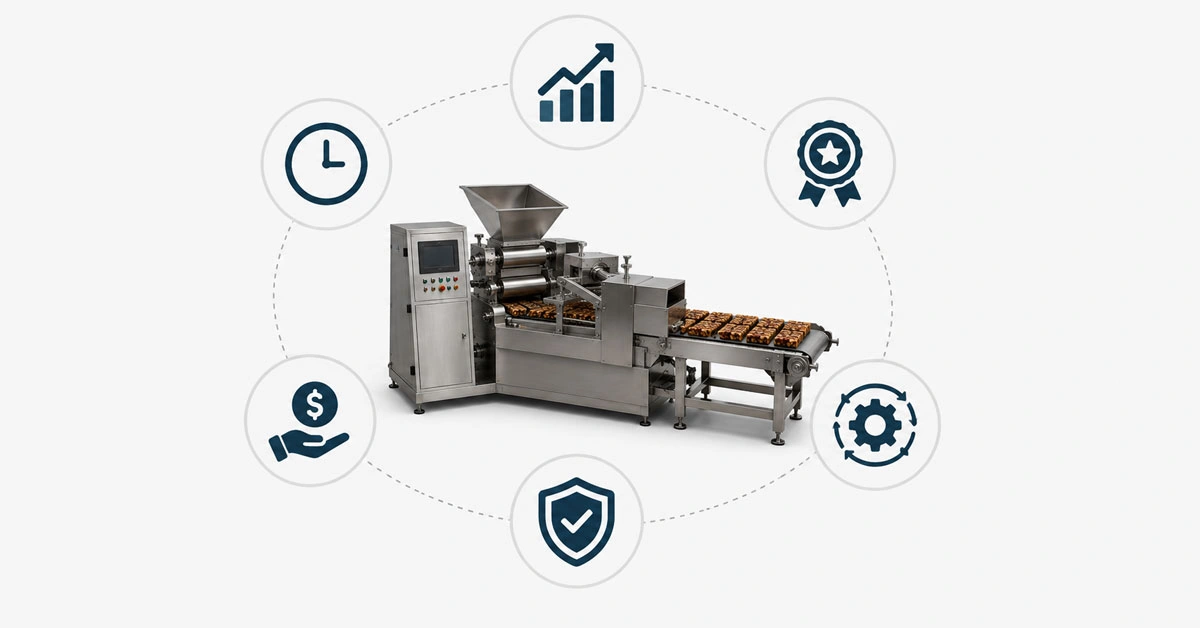 What Are The Benefits of Automated Fruit and Nut Bar Production?
