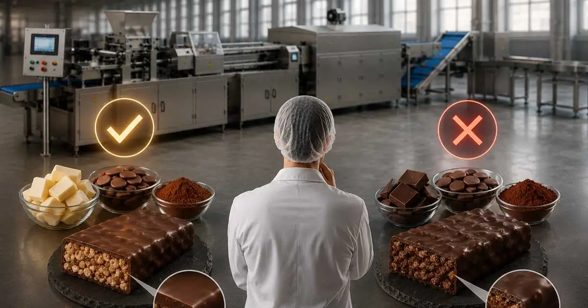 choosing the right chocolate for your productipor line