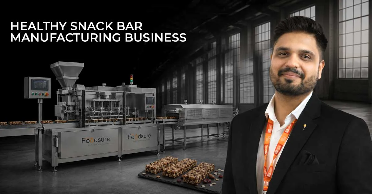 healthy snack bar manufacturing business