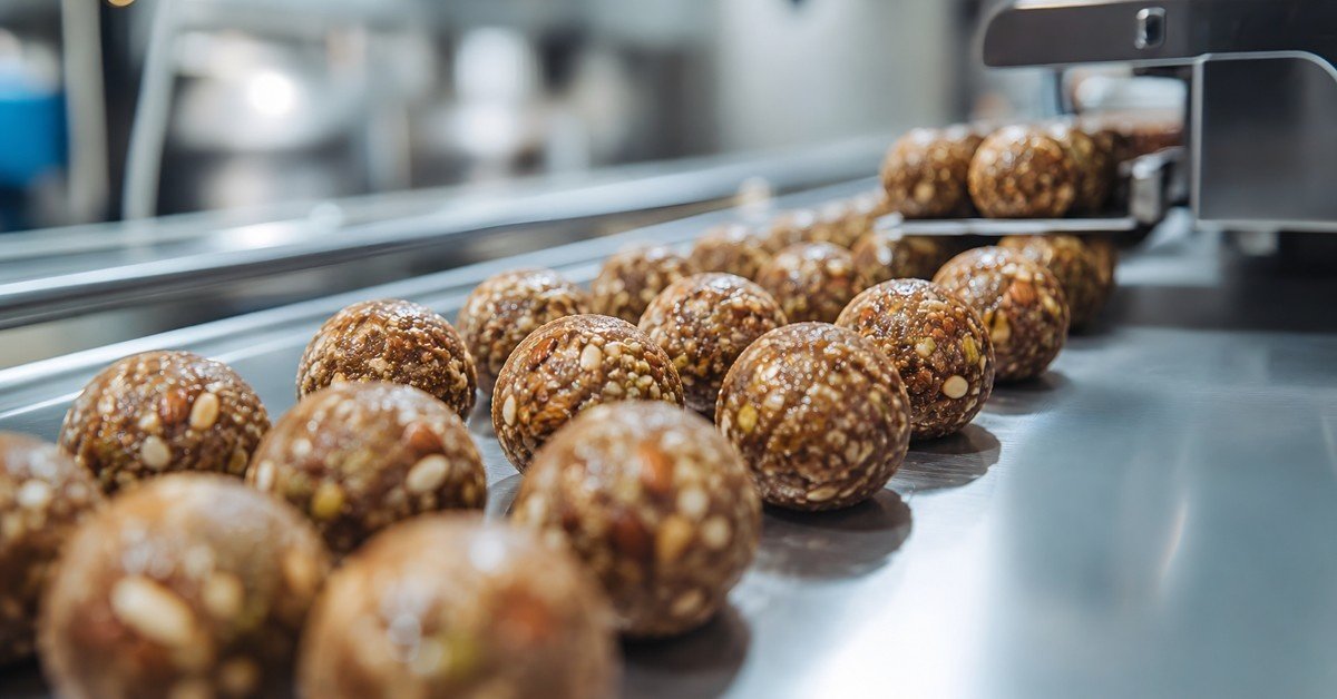 Commercial Dry Fruit Laddu Production Flow