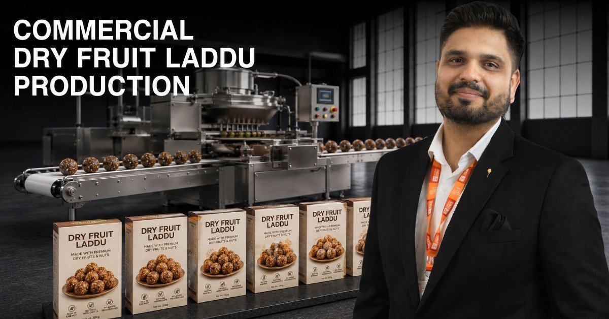 commercial dry fruit laddu production