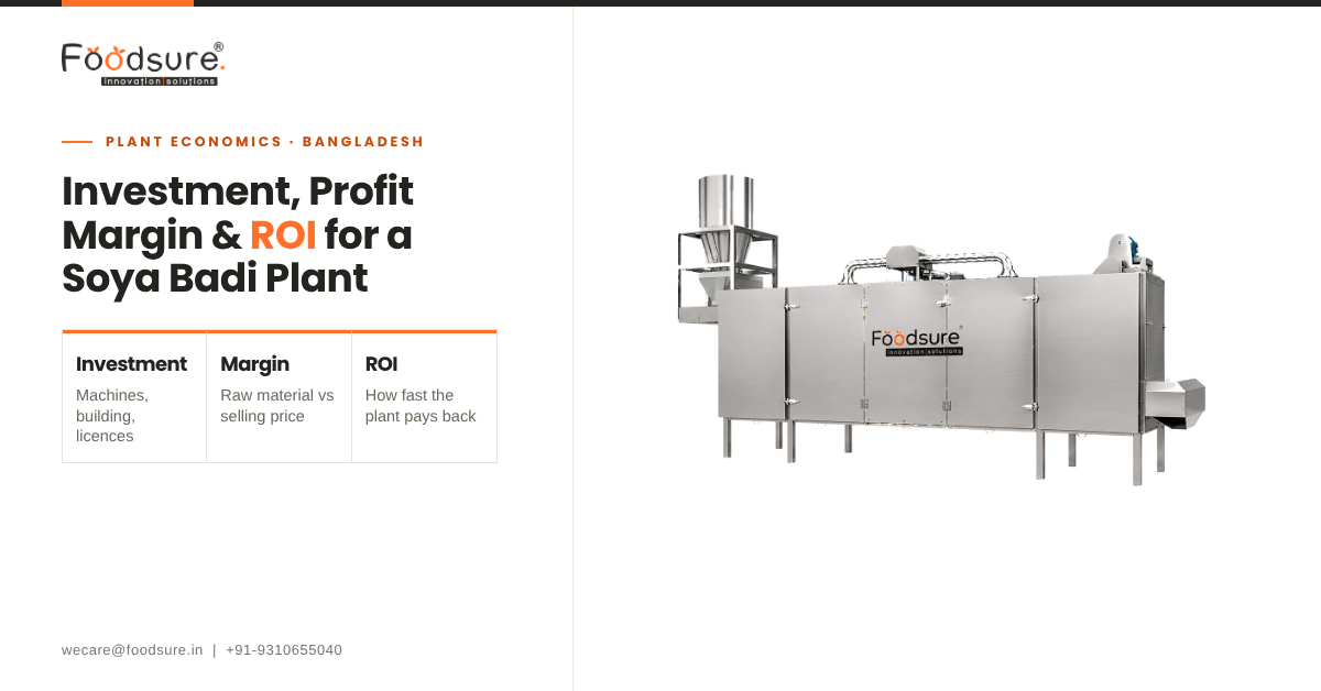 Soya badi plant machine