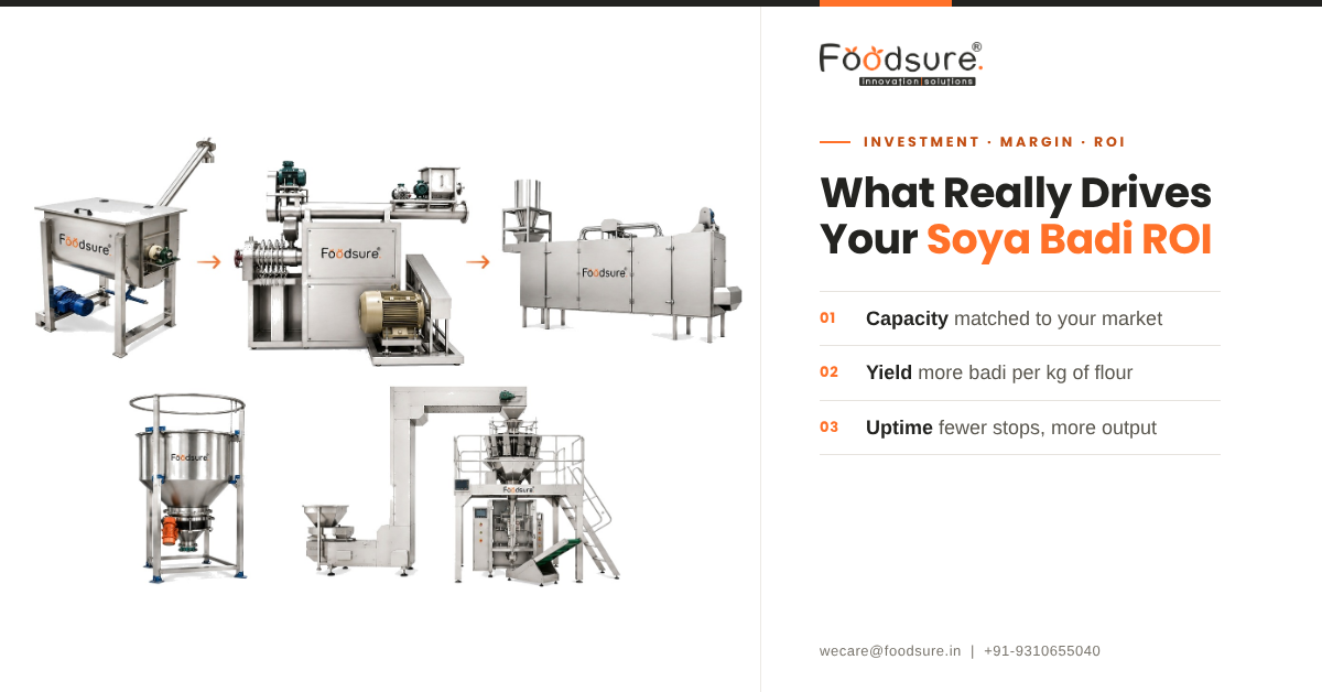 Soya badi machine