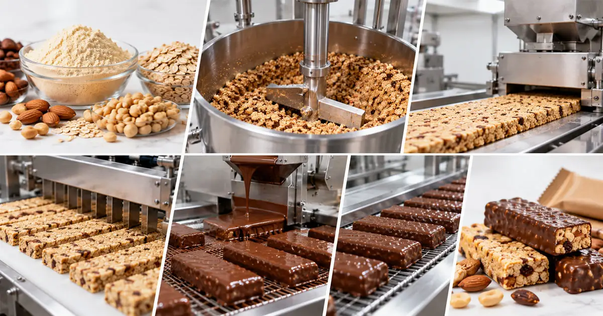 High-Protein Food Manufacturing Planning Flow